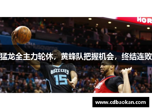 猛龙全主力轮休，黄蜂队把握机会，终结连败